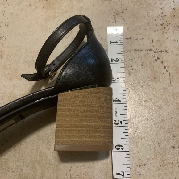 CALL IT SPRING Minimalist Black Ankle Strap Heels Size 6 - Picture 7 of 10